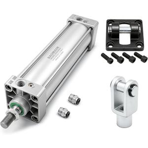 BAOMAIN Pneumatic Air Cylinder SC 63x300 2-1/2" Bore 12" Stroke with Clevis