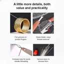 4 x Sewing Tool Set, 37Pcs Big Eye Steel Sewing Needles Kit, Threader and Needle Repair Kit, Needle Threaders and Seam Ripper for Hand Sewing (37pcs Tool kit)