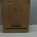 FDW Kitchen Trash can for Bathroom Bedroom Home Office Automatic Touch Free Garbage bin with lid Brushed Stainless Steel Rectangular 13 Gallon / 50L