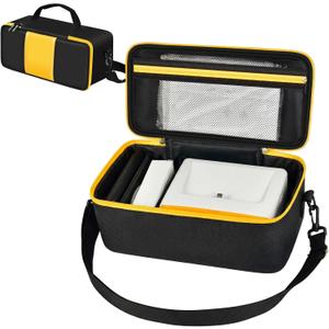 Carrying Bag Compatible with Kodak Dock/Plus 4x6Portable Instant Photo Printer, Storage Holder for Cartridge Refill/Photo Paper Tray/Charger Accessories, with Adjustable Shoulder Strap (Black)
