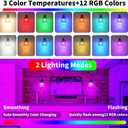 Boho Battery Operated Wall Sconces, Rattan Wall Sconce Set of 2 with Remote, RGB 15 Colors Dimmable Rechargeable Wall Light, Black Indoor Wireless Wall Lamp, Farmhouse Rattan Wall Lighting for Bedroom