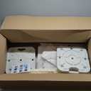 Geelin Large Christmas Stable for Outdoor Nativity Display Christmas Nativity Scene 8 ft Tall Kt Board Material Sturdy Weatherproof, Manger Scene for Xmas Party Christian Yard Garden Lawn Decoration