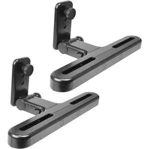 Car Headrest Mount Holders for Dual Screen Portable DVD Player, Twin Car DVD Player Headrest Mounts for WONNIE/Sylvania/NAVISKAUTO Portable DVD Player, 2 Sets Seat Headrest Brackets