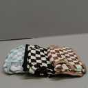 wegreeco Washable Female Dog Diapers Highly Absorbent Reusable Diapers for Dog in Heat Period Diapers, 3 Pack (Checkerboard Green, Black, Coffee, Large, 15"-17" Waist))