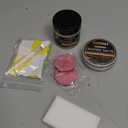 Black Leather Recoloring Balm with 100ml Mink Oil,Leather Couch Scratch Remover,Leather Repair kit for Vinyl Furniture and Car Interior,Leather Dye Paint,Mink Oil for Leather