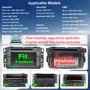 Car Radio for Chevy Chevrolet Silverado 20072013 GMC Sierra, Yukon Tahoe Suburban 20072014, Traverse 8inch Touchscreen Stereo Headunit with CarPlay Android Auto Bluetooth GPS 5GWiFi Backup Camera FM