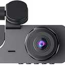 Dash Camera Front and Rear, Car Cam for Cars, Triple Car Camera with 32GB Card, G-Sensor, 24Hr Parking 