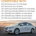 Ganido TP1015 Fuel Filter for 6.6L Duramax Diesel, Compatible for 2014-2018 Chevy Cruze diesel fuel filter, for 2017-2021 Chevrolet Silverado/GMC Sierra 2500HD 3500HD Replace# 23304096 22937279