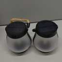 iBaycon 2 Pack Solar Lanterns Lights, Halloween Flickering Flame Garden Lights with 2 Modes Dual Charging USB & Solar, Outdoor Waterproof Hanging Lantern for Party Holiday Halloween Decor (Warm White)