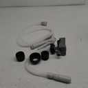 Portable Fuel Transfer Pump - Nozzle for Quick Flow Control, Battery Powered, 3.2 GPM, No Spill, 3 Tank Adapters for Gas/Diesel/Kerosene/Water (Gray)