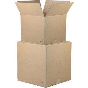 The Boxery 10"x10"x4" Brown/Kraft Corrugated Cardboard Shipping Boxes 25-Pack | Mailing, Packing, Moving & Storage for Business/Home – Durable - Eco-Friendly, Recyclable