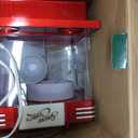 Nostalgia Snow Cone Shaved Ice Machine - Retro Table-Top Slushie Machine Makes 20 Icy Treats - Includes 2 Reusable Plastic Cups & Ice Scoop - Retro Red