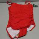 Eomenie Women's One Piece Swimsuits Tummy Control Ruched Bathing Suit 1 Piece Swimwear (Medium, Red)