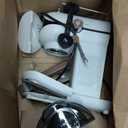 Espresso Machine with Steam Milk Frother Semi Automatic 20 Bar Compact White with Toggle Switch for home Cafetera Espresso, Latte, Cappuccino, Americano, Macchiato