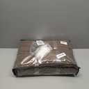 Dutch Cocoa Pinch Pleated Linen Curtains 112 Inches Long 2 Panels Set for Living Room Bedroom Memory Trained Semi Sheer Privacy Pleat Drapes with Hooks Rings 112 Inch Light Filtering Window Curtain