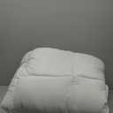 Dorrin Nessin Down Alternative Comforter Duvet Inserts Queen Size 90x90 All Season, Ultra Soft Double Brushed Microfiber Shell, Classic Box Stitched with 8 Corner Tabs (Queen-90x90, Solid White)