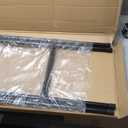 FATOLRD Folding Bar Stool with Back, 1PCS Tall Foldable Stool Chair Portable Collapsible for Adult Stools Counter Height Seat Leather Padded Kitchen Shop Comfortable Sturdy 29.5 Inch