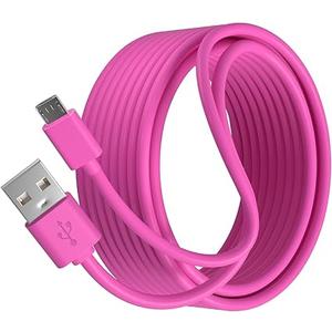 3ft Long PS4 Controller Charging Cord for Xbox One Slim Elite Controller, Micro USB Fast Charger Data Sync Cable for PlayStation 4, Dual Shock 4,Charge and Play Wire, Pink