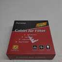 Puroma 2 Pack Cabin Air Filter with Activated Charcoal Layer Replacement for CP182, CF11182, Honda Civic, Clarity, CR-V, CR-Z, HR-V, Fit, Insight, Odyssey, Acura MDX, RDX, TLX, INTEGRA