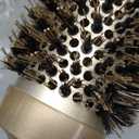 Baasha Hair Brush, Large 3 Inch Round Brush with Boar Bristle, Vented Ceramic Barrel, for Long Hair, Curly Hair, Salon Quality, 1 Count