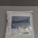 Nanspring Beige White Linen Curtains 84 Inch Length 2 Panels Set for Living Room Rod Pocket Back Tab Light Filtering Window Drapes for Bedroom Dining Room Protect Privacy Home Decor