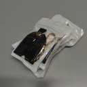 5 x Leather Keys Sleeve for Broken Car Key Loop Replacement, Keychain Cover Cute Protector and Holder for Men, Women (Black)