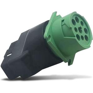 Type 2 Green 9pin J1939 Male to OBD2 Female Adapter J1939 - J1962 9pin-16pin Adapter