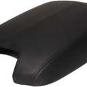 A ABIGAIL Center Console Armrest Cover for 2008 2009 2010 2011 2012 Honda Accord Auto Leather Suture Console Lid Cover Replacement (Black)