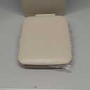 Step Trash Can with Soft-Close Lid 4 Gal, Foot Pedal & Press Open, Plastic Rectangular Garbage Can, Slim Waste Bin with Inner Ring, Bathroom TrashCan with Lid, Small Flip Top Trash Cans