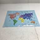 MWB World Map Wall Art Poster for Kids - Educational Map Posters for Kids includes Countries, States, Capitals & Pictures | Perfect for Classroom Decor or Home | 18" x 24" Laminated Durable Poster