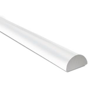 Clear Acrylic Shower Threshold 1/2" X 1/4" (WxL), Transparent Shower Dam Shower Splash Guard 39" Long,Half Round,Peel and Stick Water barrier for Shower Floor DIY