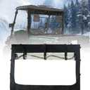 QYMOTO Hisun UTV Rear Windshield,Wind-proof and Water-proof Zipper-open Windscreen for Hisun 500 700,Axis 500 700 750 crew,Massimo MSU500,Co-leman 500 700,Fit to the Roll Cage