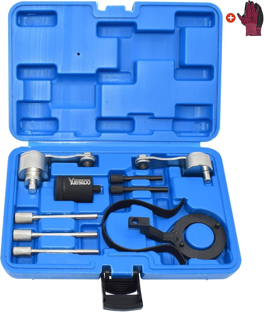 Camshaft Alignment Locking Timing Tool Kit, Compatible with Land Rover Jaguar 2.7 3.0 Diesel Engine, Replace 303-1116 303-1117 303-1126 303-1132