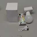 2 Pack Rechargeable Light Bulbs, Battery Operated Light Bulbs with Remote, Keep Lighting During Power Outage, 2600mAh A19 Emergency Wireless Battery Light Bulb with 3 Colors, Dimmable, Timer for Home