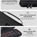 AOLO Carrying Case Compatible with Switch 2 (2025), Portable Hard Protective Travel Case with 10 Game Slots & Accessory Pocke (Jet Black)