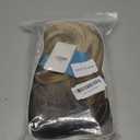 Long Blonde Wig with Bangs, Middle Part, Natural Looking Heat Resistant Synthetic Wig for Daily Party Use