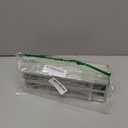 PATIKIL 30 Holes Test Tube Rack, 0.83"(21mm) Round Hole 304 Stainless Steel Test Tube Holder Stand Suitable for 25ml Test Tube for Laboratory Scientific Experiments, Silver Tone