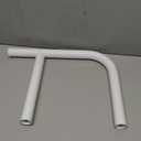 16 Inch Bathtub Safety Rail,Grab Bars for Bathtubs and Showers, Munzong White Anti Slip Bathroom Grab Bar for Wall F Shape Safety Hand Rail Shower Handle Support Handicap Elderly Senior Assist