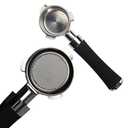 LAOION 54mm Bottomless Portafilter, Espresso Portafilter Precision Extraction with Filter Basket Included, Stainless Steel Portafilter & Black Silicone Handle, Compatible with Breville Machines