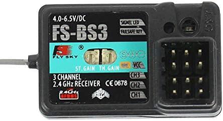 Flysky FS-BS3 FS-BS4 FS-BS6 Receiver with Gyro Stabilization System for Flysky FS-IT4S / FS-GT5 Remote Control Accessory (FS-BS3)