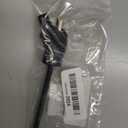 METOWARE Trailer Tongue Coupler Lock 1/4" Dia, 3-1/2" Span, Trailer Hitch Lock for Latch-Type Coupler, Black Trailer Pin Lock for Towing Trailer RV Car Boat Truck (1 Pack)