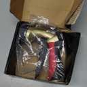 Heavy Duty Garden Hose Sprayer Nozzle, Water Hose Nozzle with 7 Spray Patterns, High Pressure Garden Sprayer with Adjustable Button & Lockable Trigger for Watering Plants & Lawns, Washing Cars, Pets