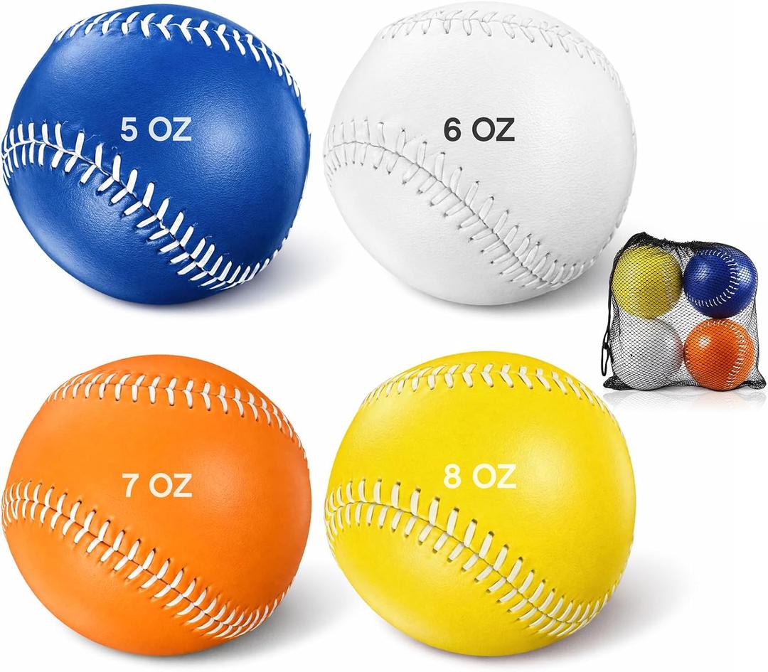 Arrowbash Weighted Softball Training Balls Bulk Set