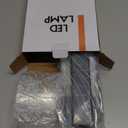 Dimmable LED Desk Lamp with USB Charging Port, 50 Lighting Modes Dual Swing Arm Architect Table Lamp Light Desk Lamp for Home Office Dorm Piano Nail (Black)