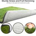 Dog Grass Pad with Tray,40''X27.5''Large Artificial Turf Grass Potty,XL Reusable 3-Layer Dogs Pee Potty Grass Pads, Easy to Clean Portable Dog Litter Box for Indoor/Outdoor Potty Training Toilet