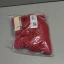 Dokotoo Women's 2026 Summer Spring Casual 3/4 Sleeve Solid Color V Neck Loose Pullover Knit Fall Sweaters Tops (Red, L)