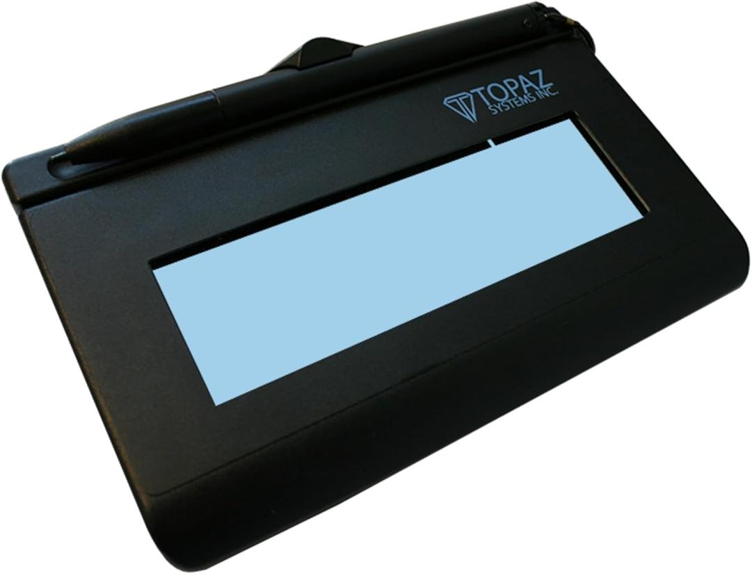 Topaz T-L462-B-R LCD 1x5 Signature Capture Pad - Serial Connection (Not USB)