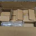 6-Piece Bathroom Accessories Set, Bathroom Accessory Set with Soap Dispenser, Toothbrush Holder Set, Vanity Tray, Tumbler & 2 Cotton Swab Jars, Modern Stylish Bathroom Organizer(Beige)