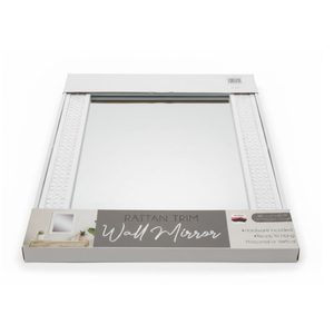 DI CA 18X24 WHITE RATTAN MIRROR