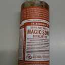 Dr. Bronner's Pure-Castile Magic Soap Liquid (Eucalyptus, 8 Ounce)-Made with Regenerative Organic Certified Oils, 18-in1 Uses: Face, Hair, Hand & Body Soap, Laundry- Concentrated, Vegan
